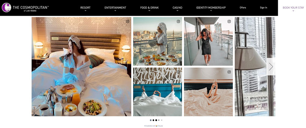 Cosmopolitan of Las Vegas UGC example