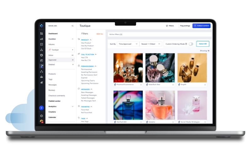 Screen capture of Emplifi user-generated content.